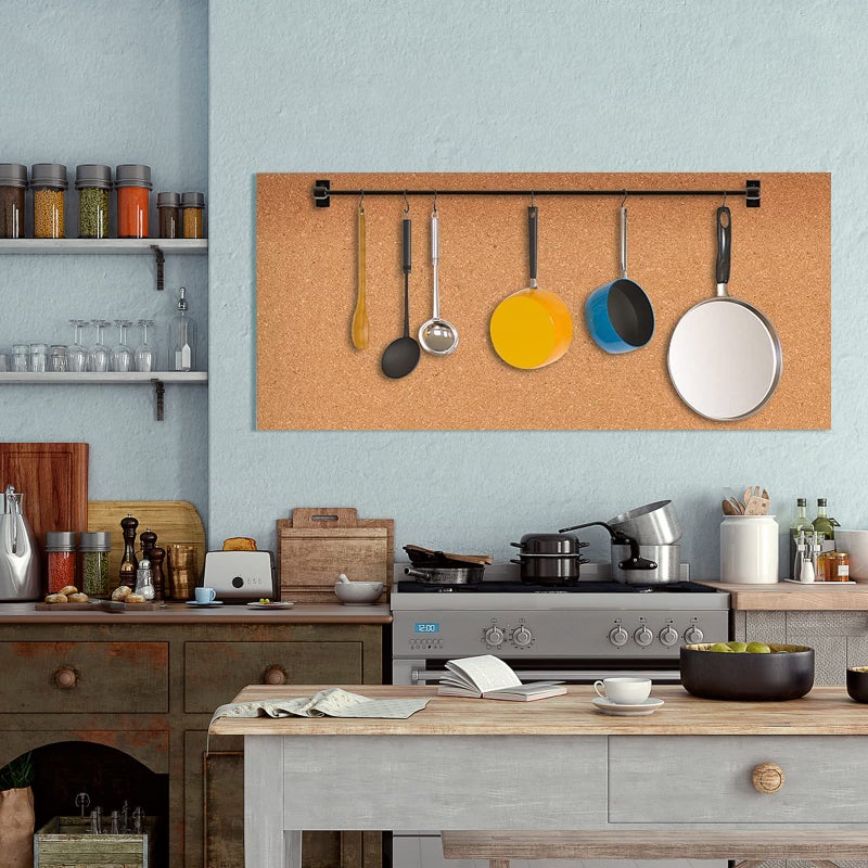 YCCYYCCY Cork Board Roll  1/8"" Thick Cork Boards for Walls  20""x16"" Cork Board Roll for Office  Home  School(NOT Self-Adhesive) - Image 4
